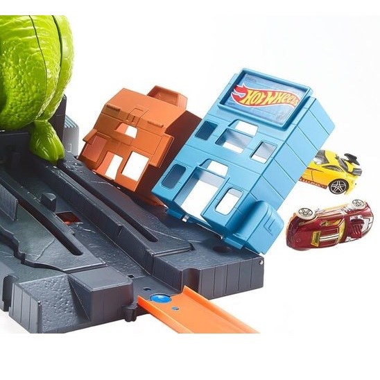 Hot Wheels Triceratops Saldırısı Oyun Seti Orjinal