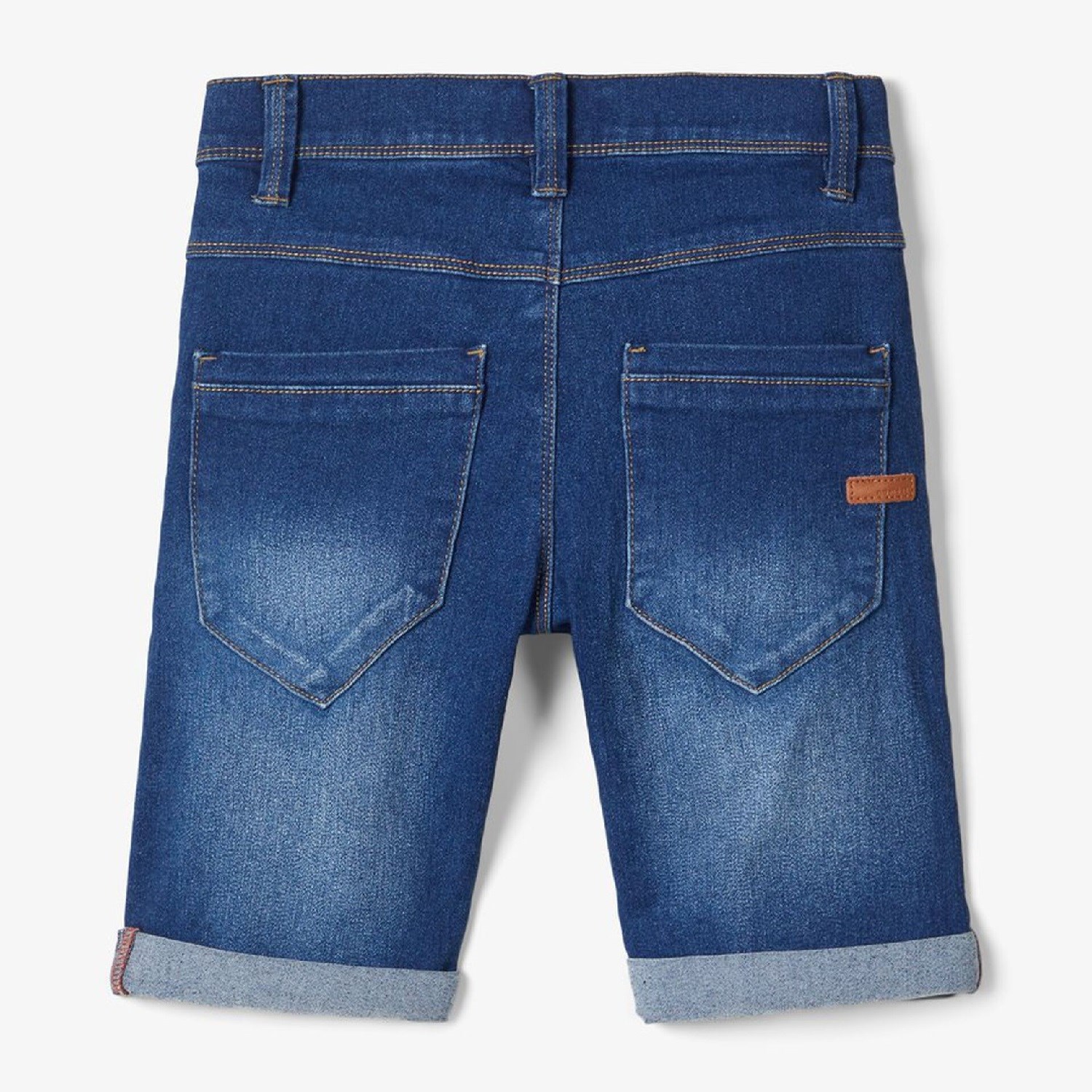 Name It Erkek Yazlık Denim Bermuda Şort Mavi