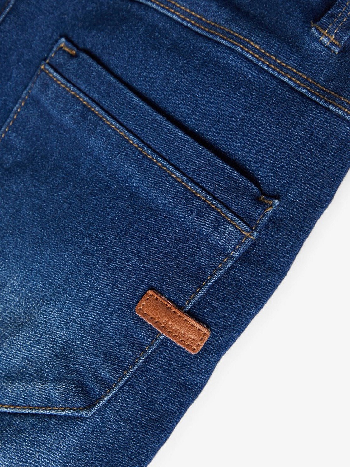 Name It Erkek Yazlık Denim Bermuda Şort Mavi