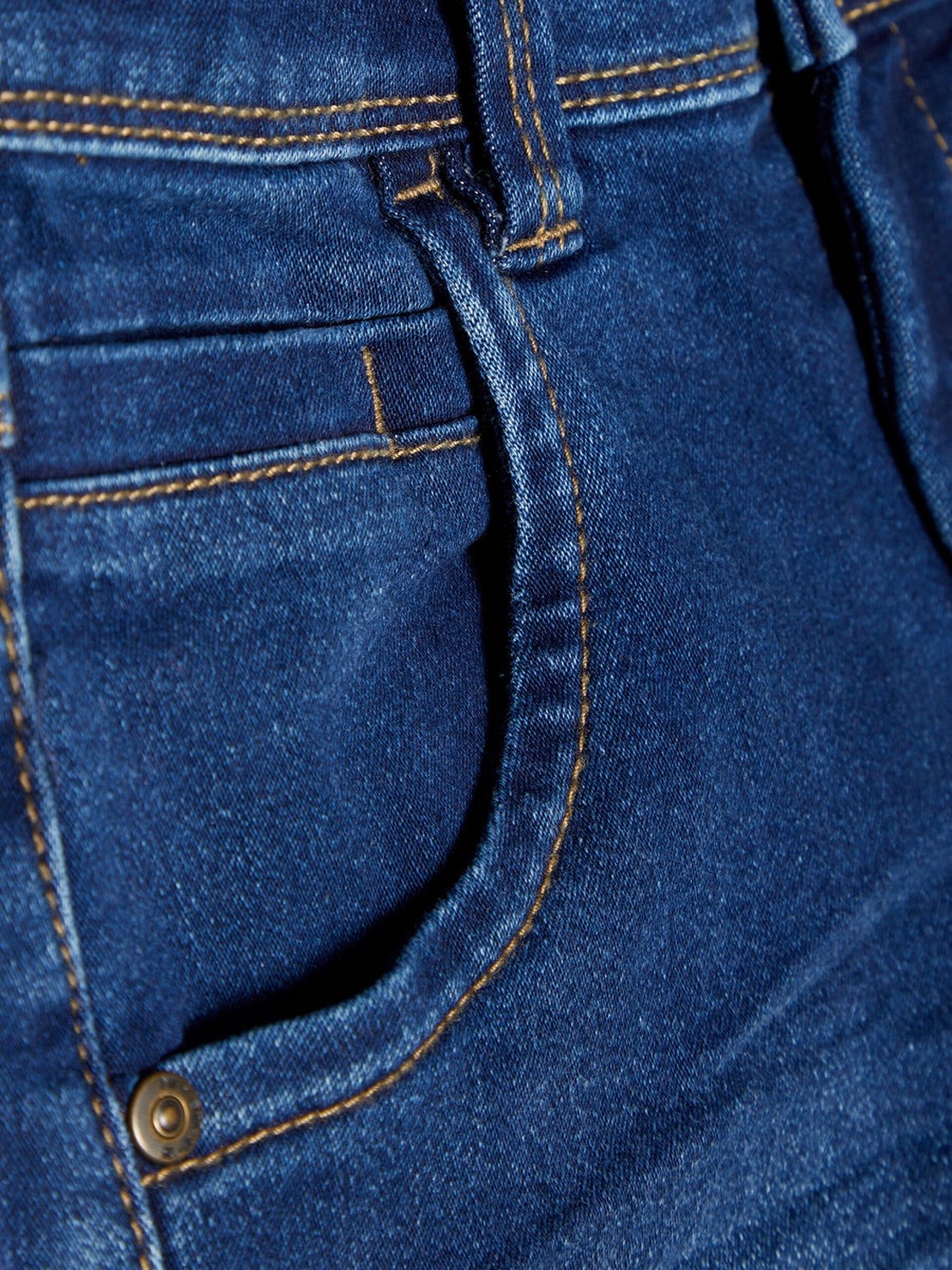 Name It Erkek Yazlık Denim Bermuda Şort Mavi