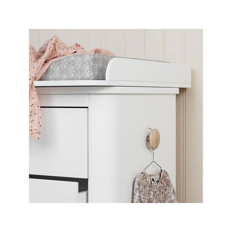 Oliver Furniture Bebek Odası Şİfonyer 6 Çekmece White/Oak Orjinal