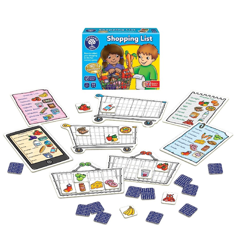 Orchard Shopping List Game Kutu Oyunu 3-7 Yaş + Orjinal