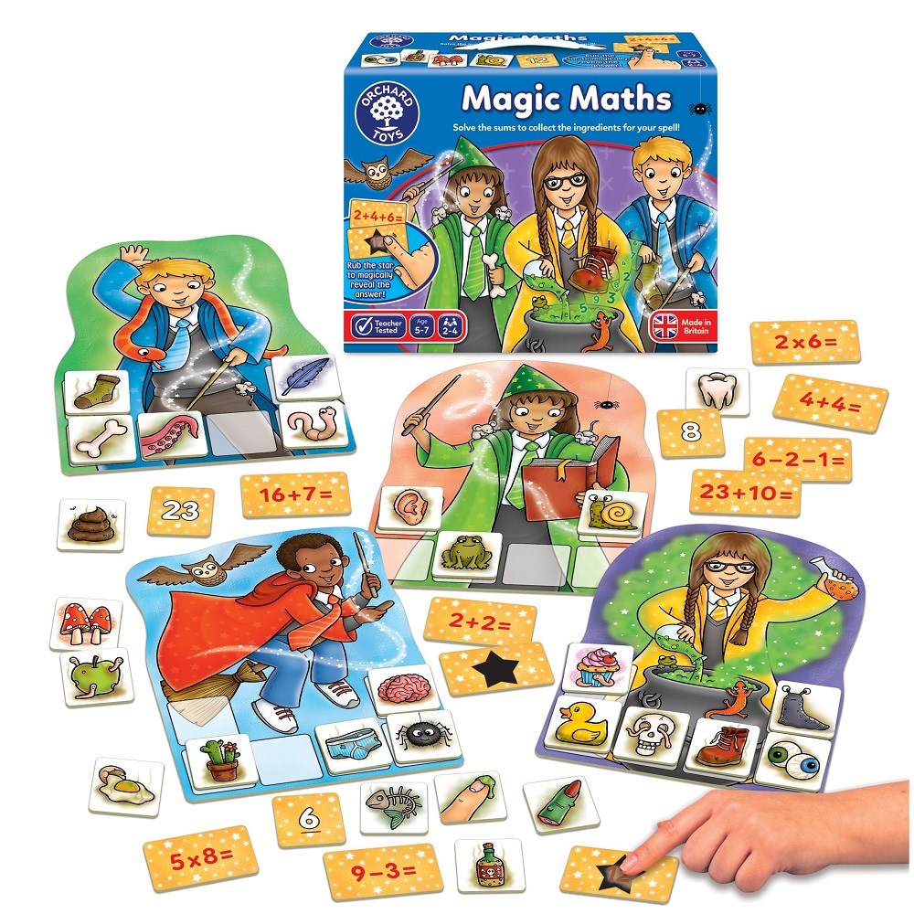 Orchard Magic Maths Game Eğitici Kutu Oyunu 5-7 Yaş + Orjinal