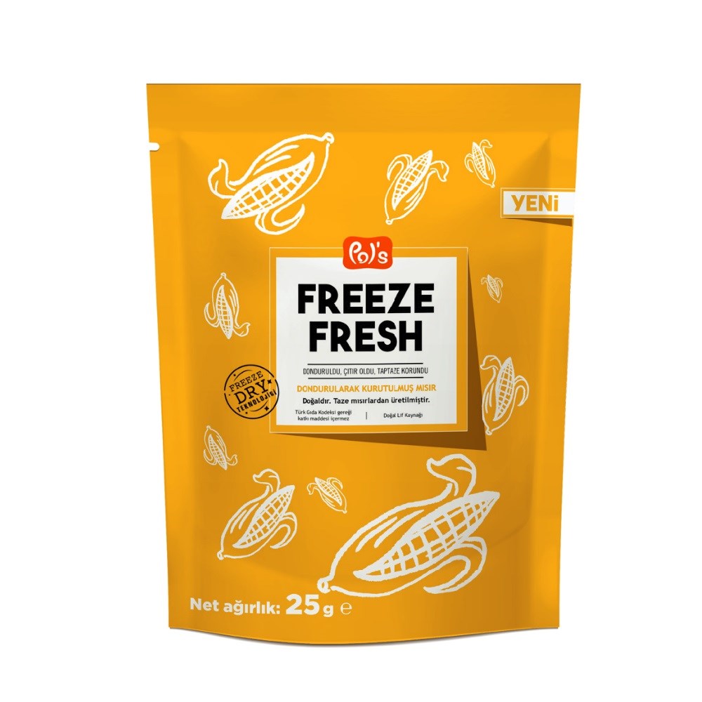 Pol's Freeze Fresh Dried Mısır 25 gr 
