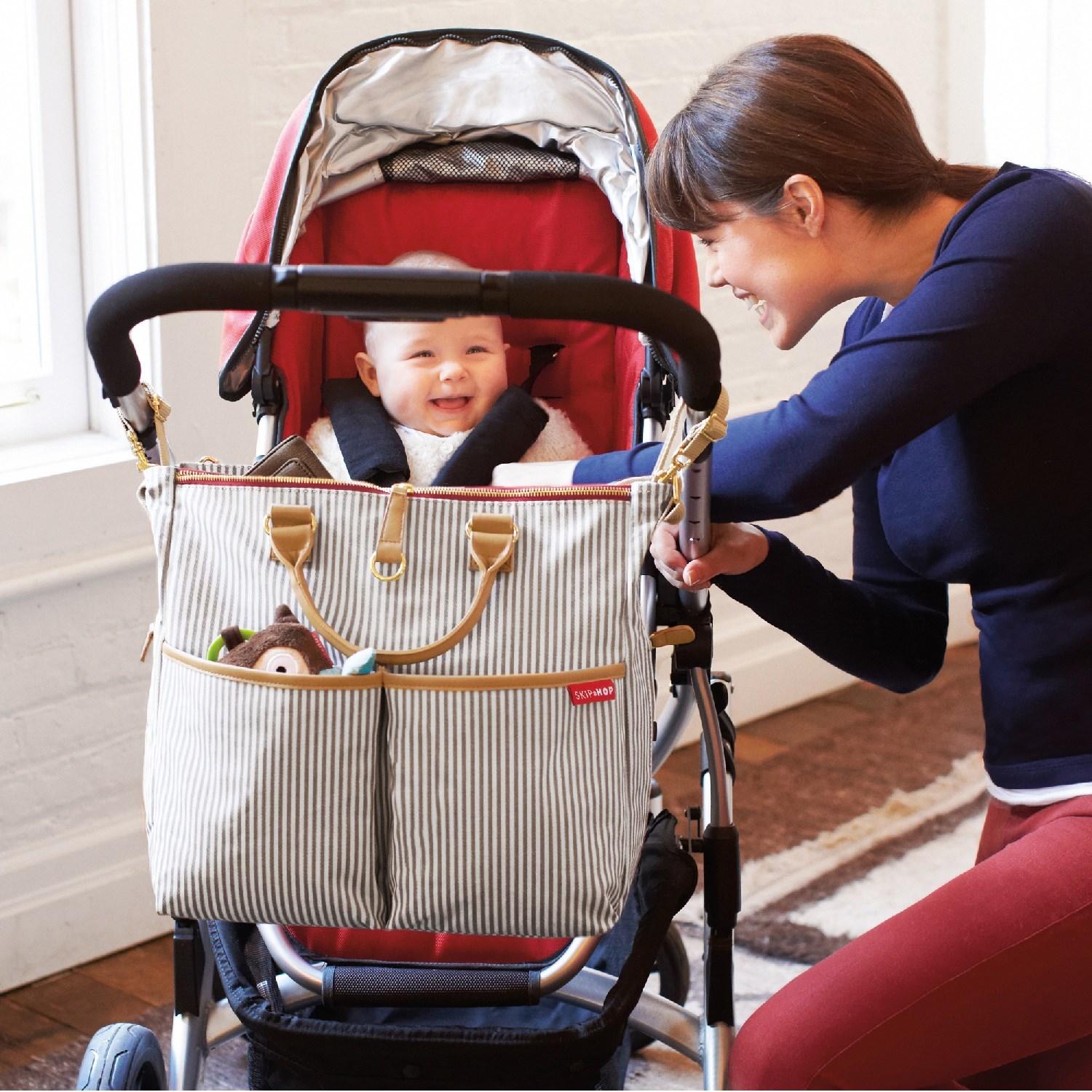 Skip Hop Duo Orjinal Anne Bakım Çantası Paris Gri