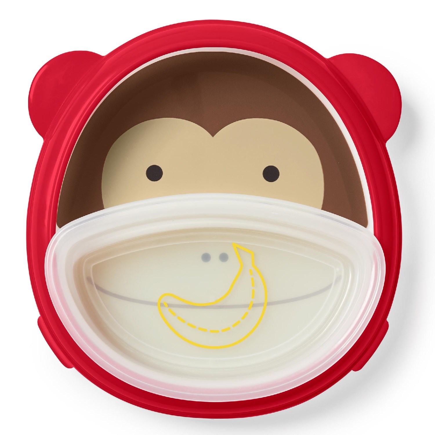 Skip Hop Zoo Kaymaz Kase Tabak Seti Maymun Kahverengi 