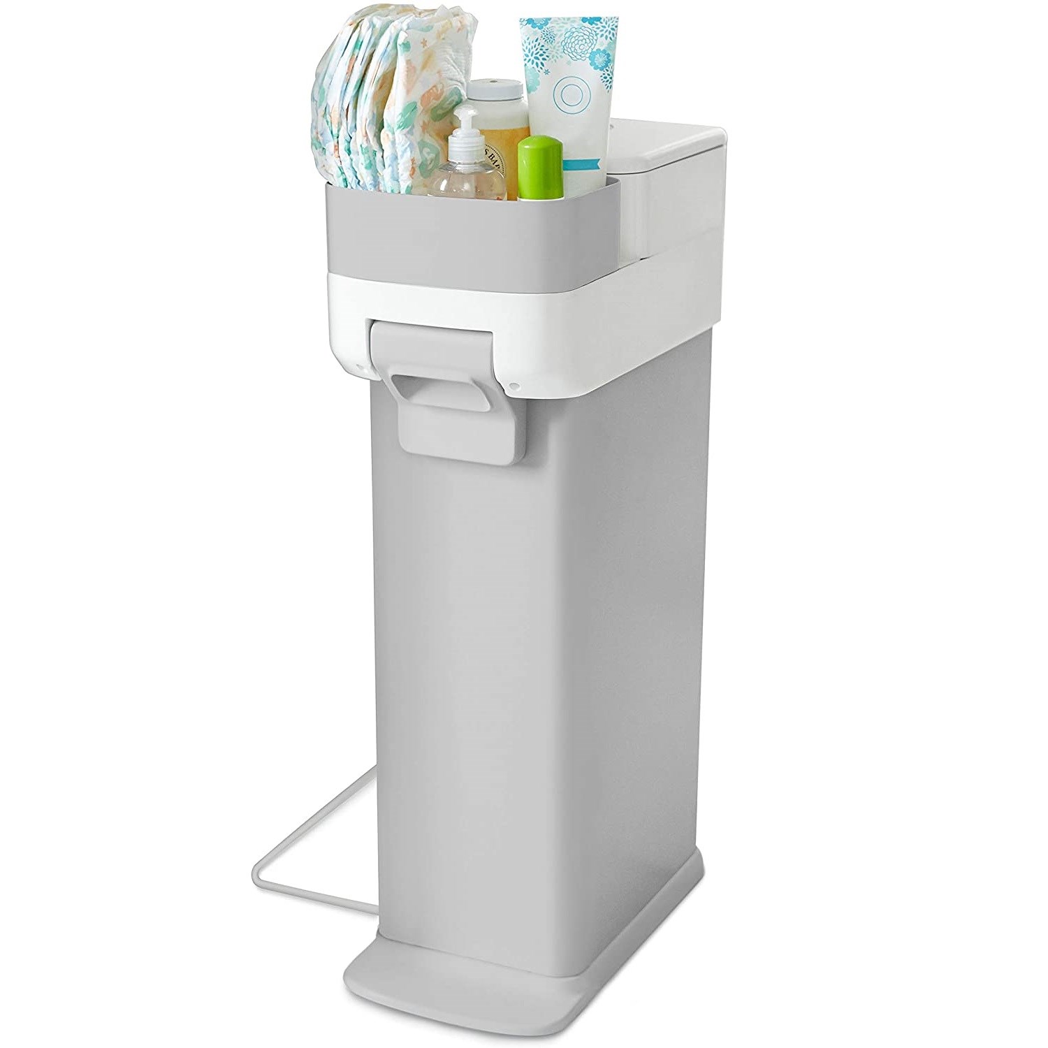 Skip Hop Nursery Style Bebek Bezi Çöp Kovası Seti Beyaz