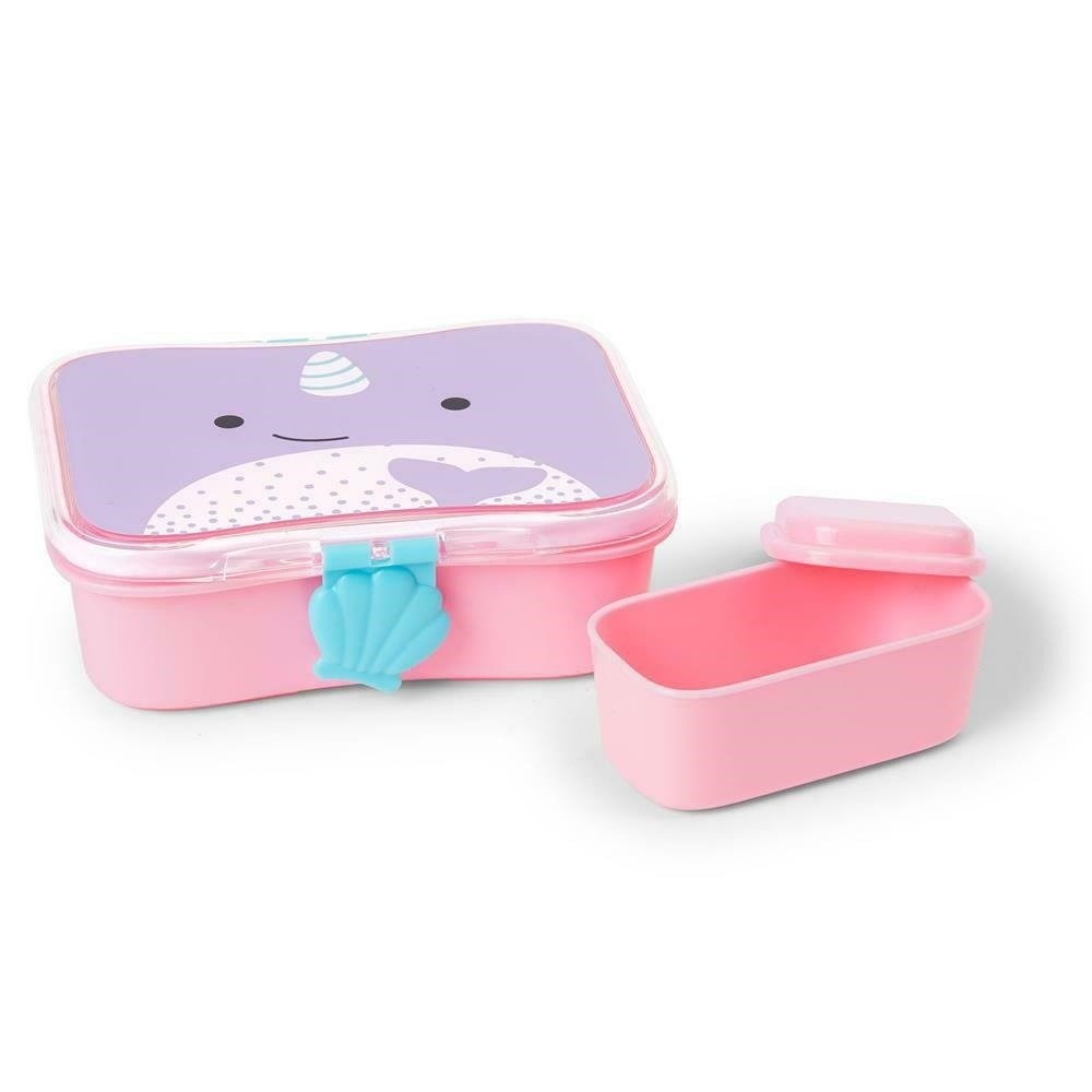 Skip Hop Zoo 2 li Yemek Kutusu Narwhal Mor