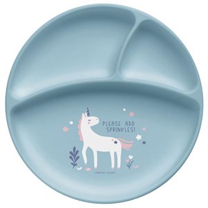 Stephen Joseph Vakumlu Bölmeli Silikon Mama Tabağı Unicorn