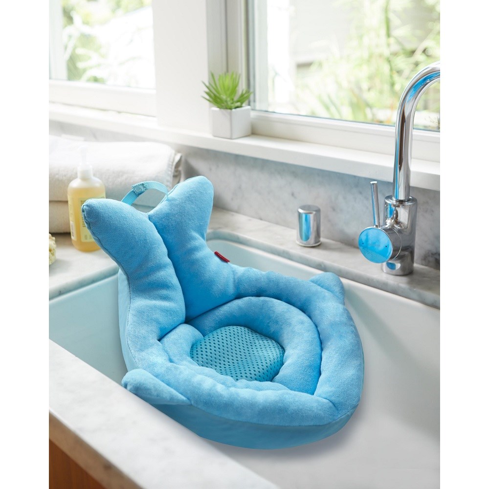 Skip Hop Moby SoftSpot Bebek Banyo Oturma Minderi Mavi