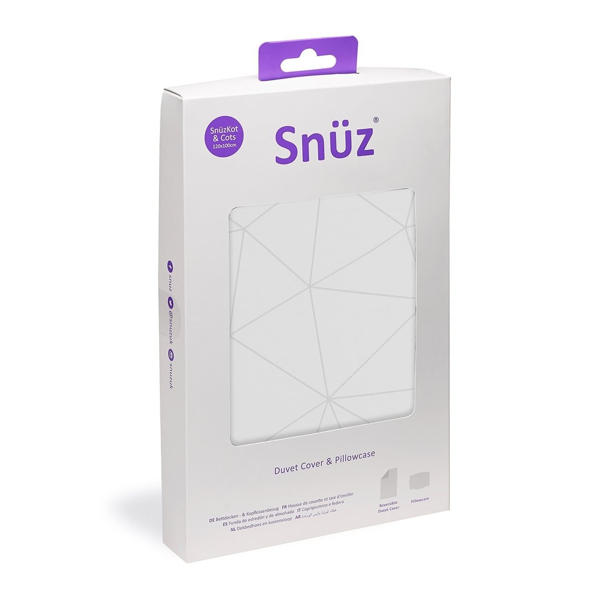 Snüz Uyku Seti 100x120 cm - Geo Mono
