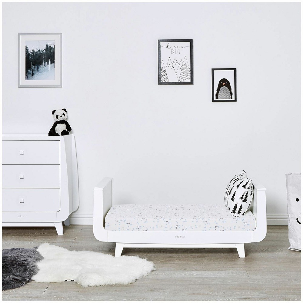 SnüzKot Beşik İçin Çarşaf 60x120-70x140 cm - Geo Breeze Orjinal