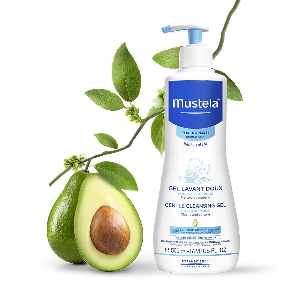 Mustela Dermo Cleansing Gel Yenidoğan Saç ve Vücut Şampuanı 500 ml 
