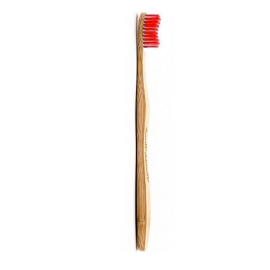 The Humble Co. Yetişkin Bambu Orta Sert Diş Fırçası Kırmızı