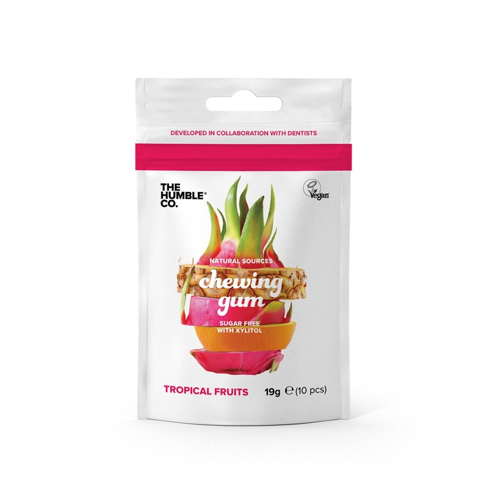 The Humble Co Tropikal Meyve Aromalı Şekersiz Sakız 19 gr 