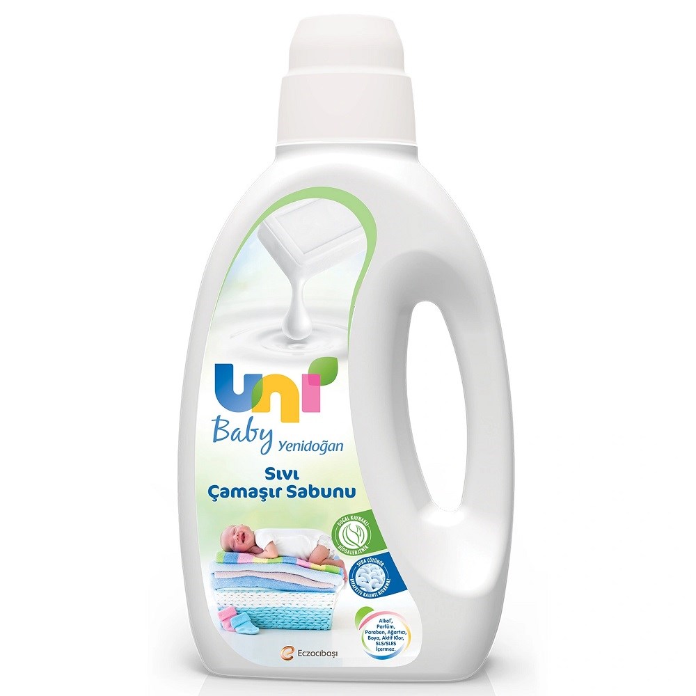 Uni Baby Parfümsüz Hipoalerjenik Yenidoğan Çamaşır Sabunu 1500 ml Orjinal