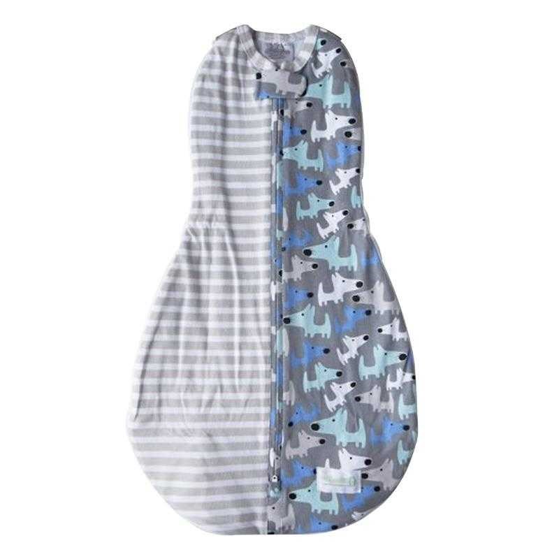 Woombie Grow With Me Büyüyebilen Akıllı Kundak Doggie and Stripes 0-18 Ay Beyaz