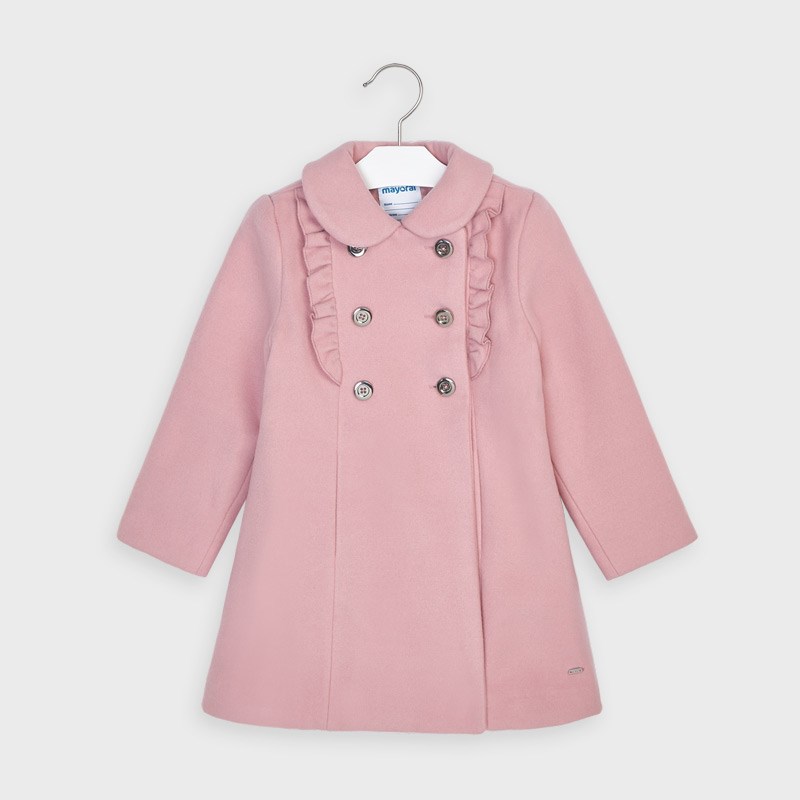 Mayoral Kışlık Kız Kumaş Palto Pembe