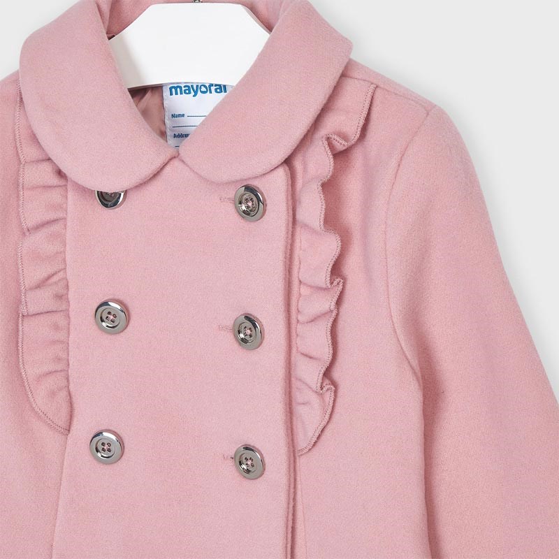 Mayoral Kışlık Kız Kumaş Palto Pembe