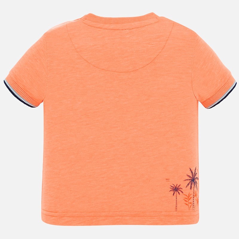 Mayoral Yazlık Erkek Bebek Kısa Kol T-shirt Turuncu