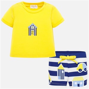 Mayoral Yazlık Erkek Bebek Bluz Boxer Mayo 2'li Set