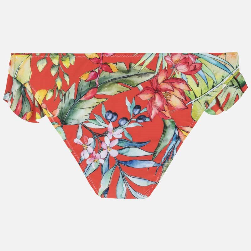 Mayoral Yazlık Kız Fırfırlı Bikini Kırmızı
