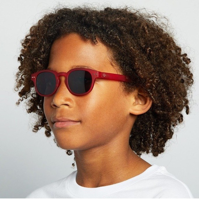 Izipizi Junior Güneş Gözlüğü SunC Red Crystal (5-10 Yaş) Orjinal