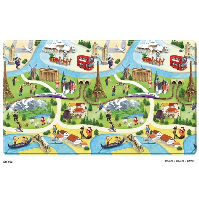 Dwinguler Hello Europe Oyun Halısı 1900 X 1300 X 12 mm Orjinal