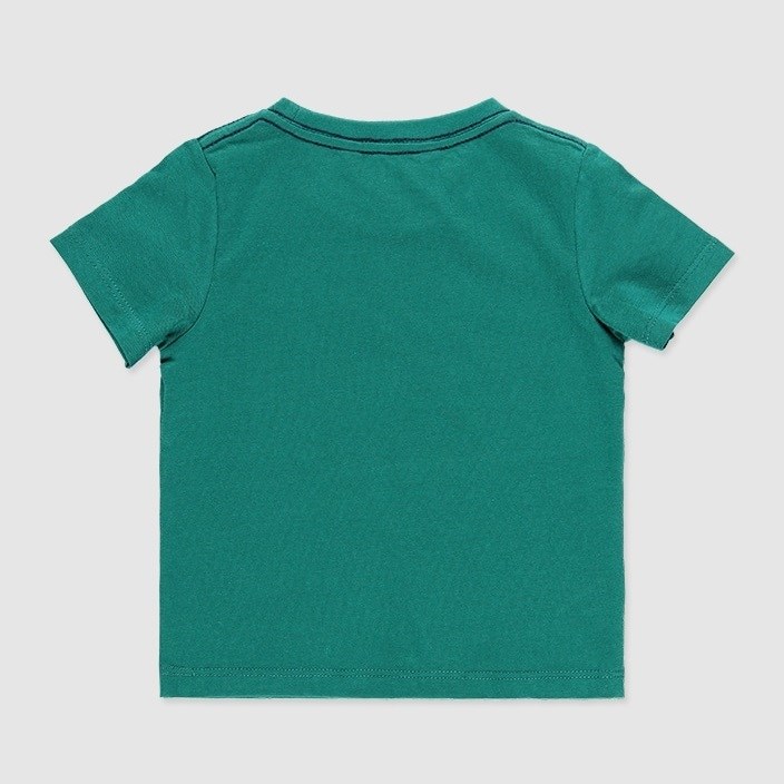 Boboli Yazlık Erkek Penye Kısa Kol T-shirt Yeşil