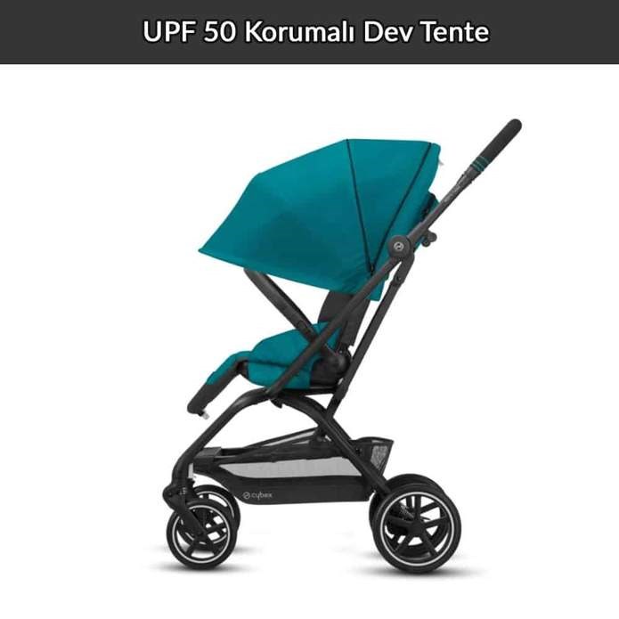 Cybex Eezy S Twist +2 Bebek Arabası Soho Grey Kabin Boy 360 Derece 