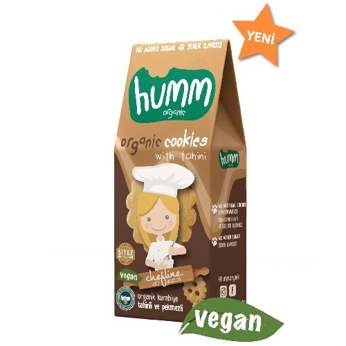 Humm Organik Siyez Unlu Tahinli Pekmezli Kurabiye 55 g 