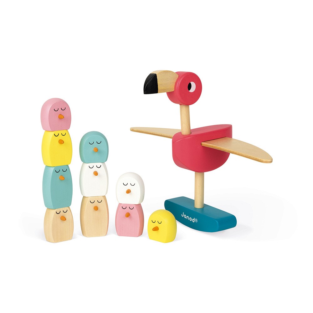 Janod Ahşap Flamingo Denge Oyuncağı 