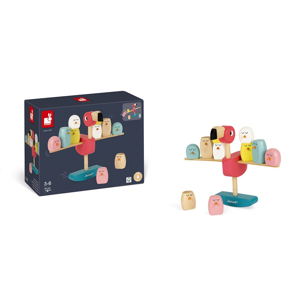 Janod Ahşap Flamingo Denge Oyuncağı 