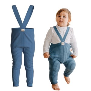 Mama Yoyo Askılı Triko Bebek Taytı