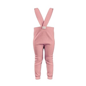 Mama Yoyo Askılı Triko Bebek Taytı