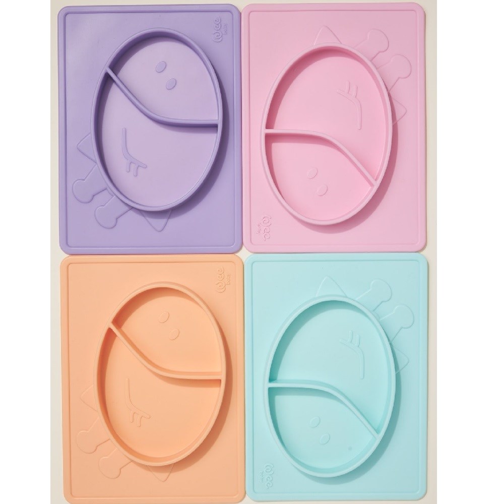 Wee Baby Prime Mint Silikon Matlı Tabak 6 Ay + 