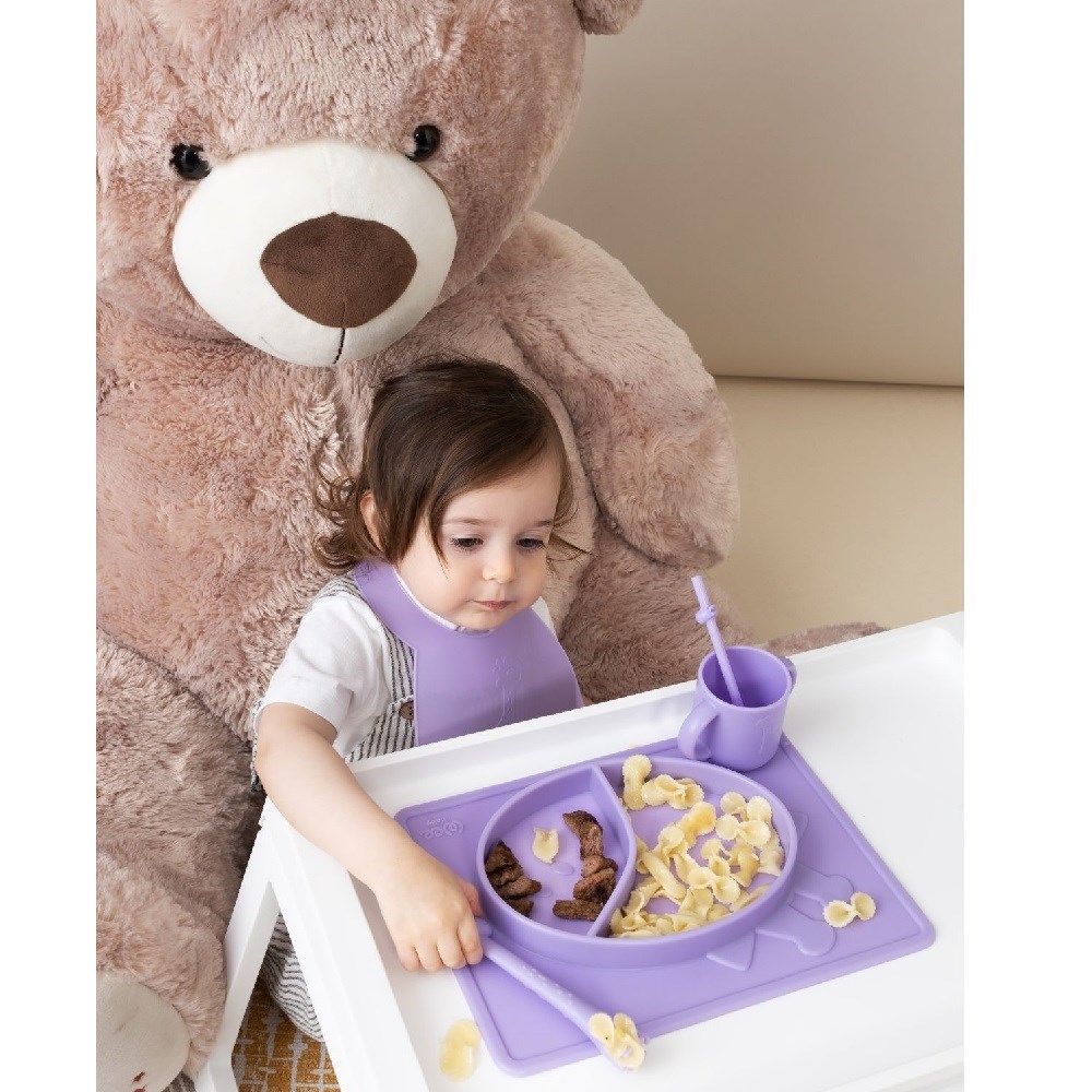 Wee Baby Prime Mint Silikon Matlı Tabak 6 Ay + 