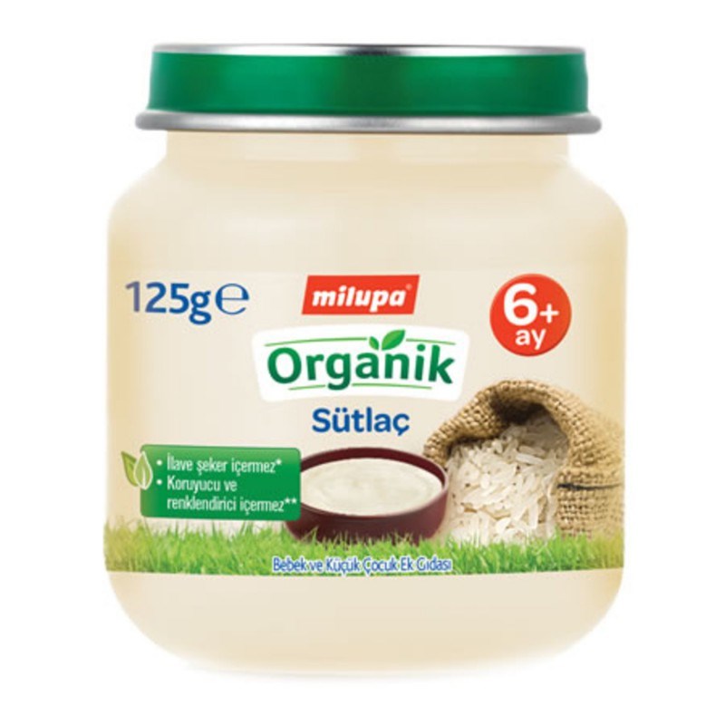 Milupa Organik Sütlaç 125 gr 