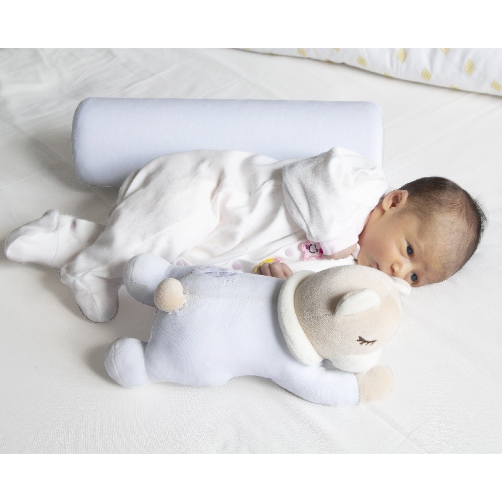 babyjem guvenli uyku yastigi gri ayicik bebekhouse com da