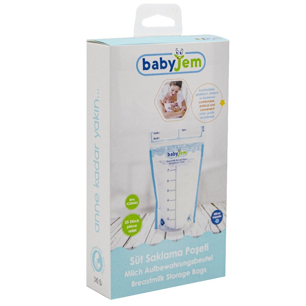 Babyjem Süt Saklama Poşeti 25 Adet 