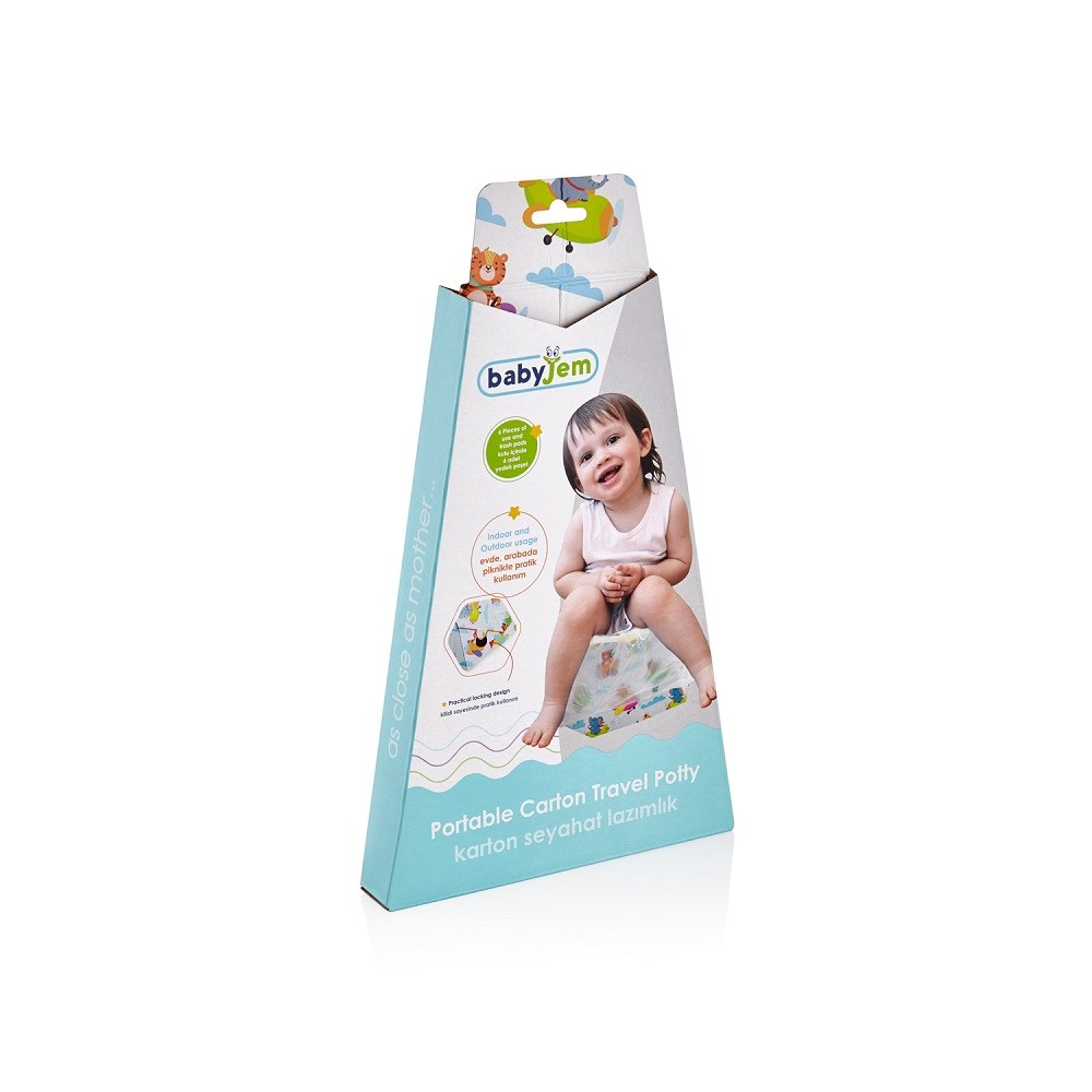 Babyjem Karton Desenli Seyahat Lazımlığı 