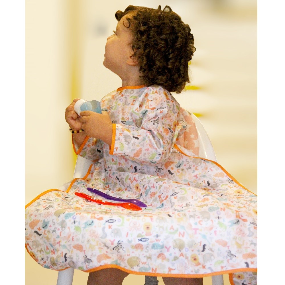 Babyjem Kollu Mama Önlüğü ve Torbası 
