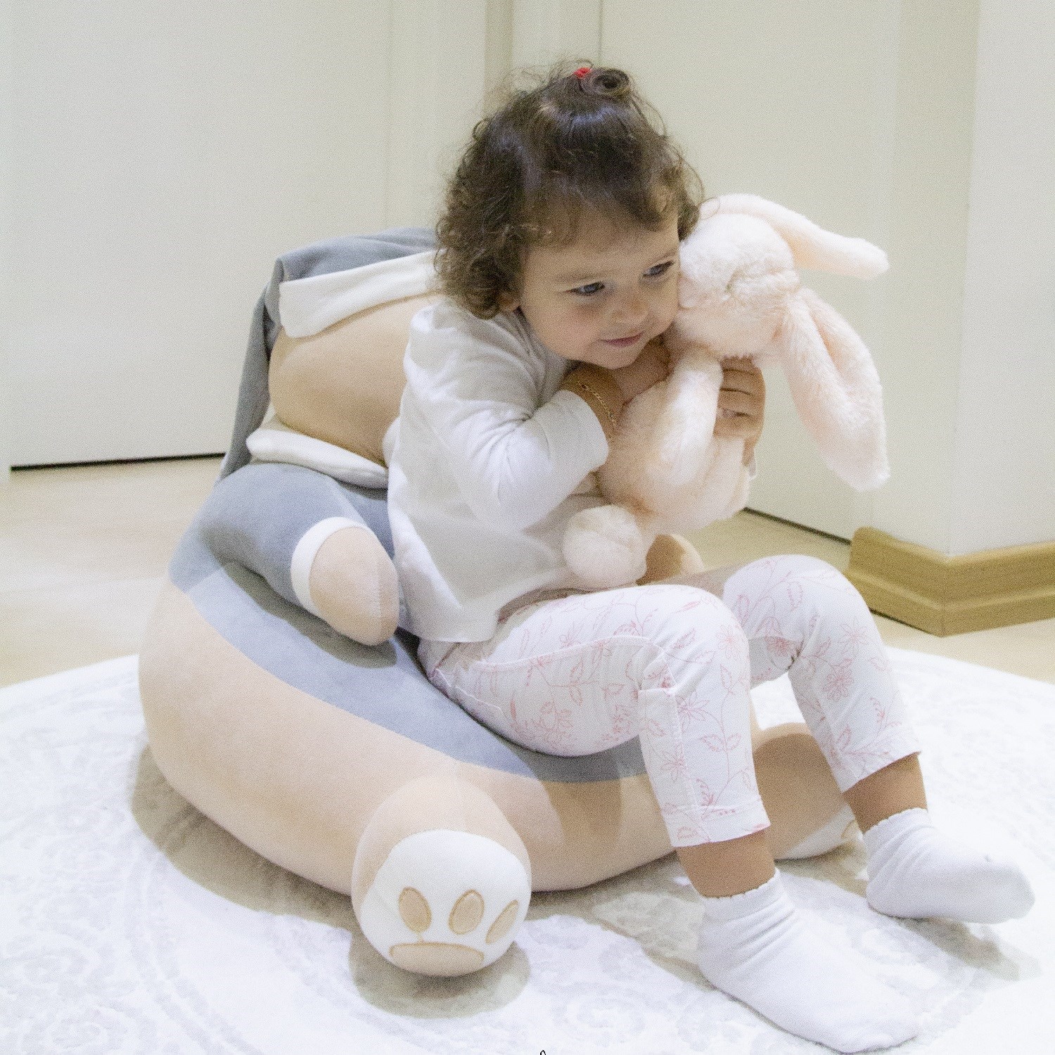 Babyjem Pofuduk Pembe Ayıcık Çocuk Koltuğu 