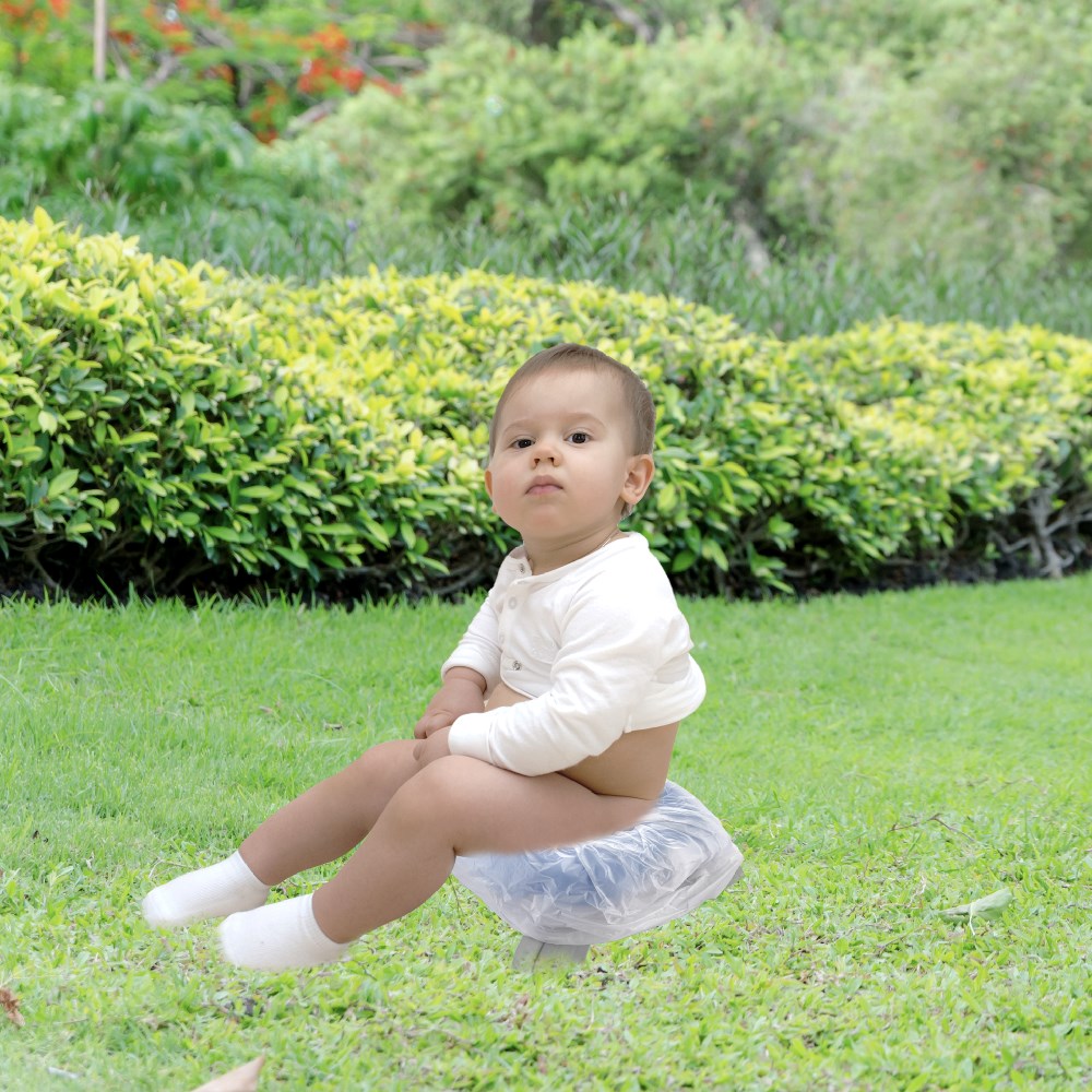 Babyjem Gri Portatif Lazımlık 5 Yedek Poşetli 