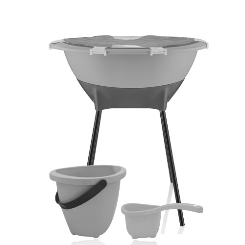 Babyjem Elegant Banyo Küvet Seti Gri