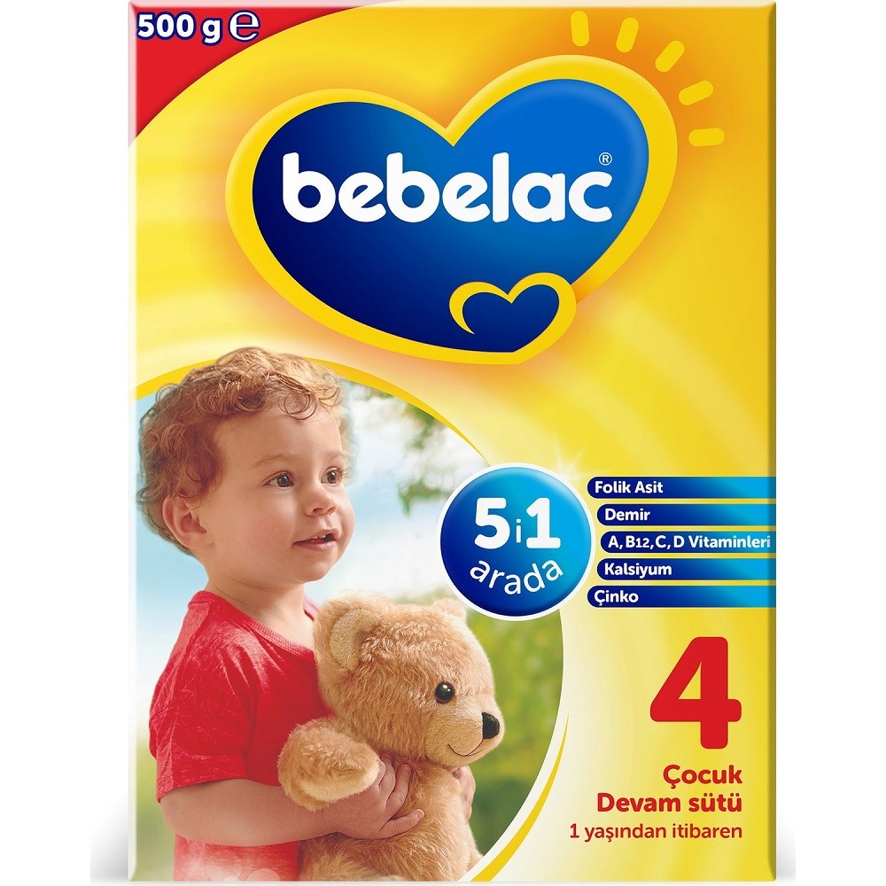 Bebelac 4 Numara Çocuk Devam Sütü 500 g 1 Yaş + 