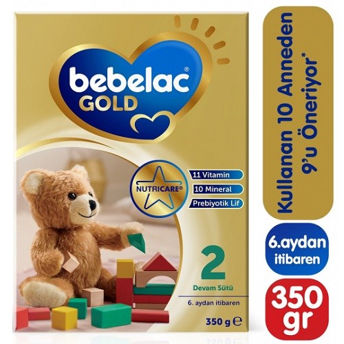 Bebelac Gold 2 Numara Devam Sütü 350 g 6. Aydan İtibaren 