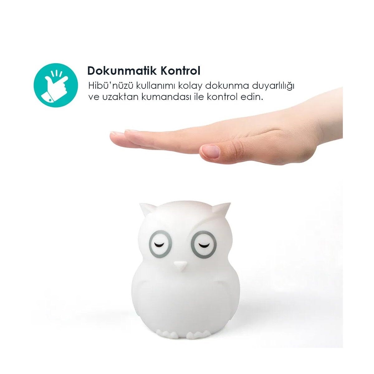 Bblüv Hibü Silikon Led Gece Lambası 