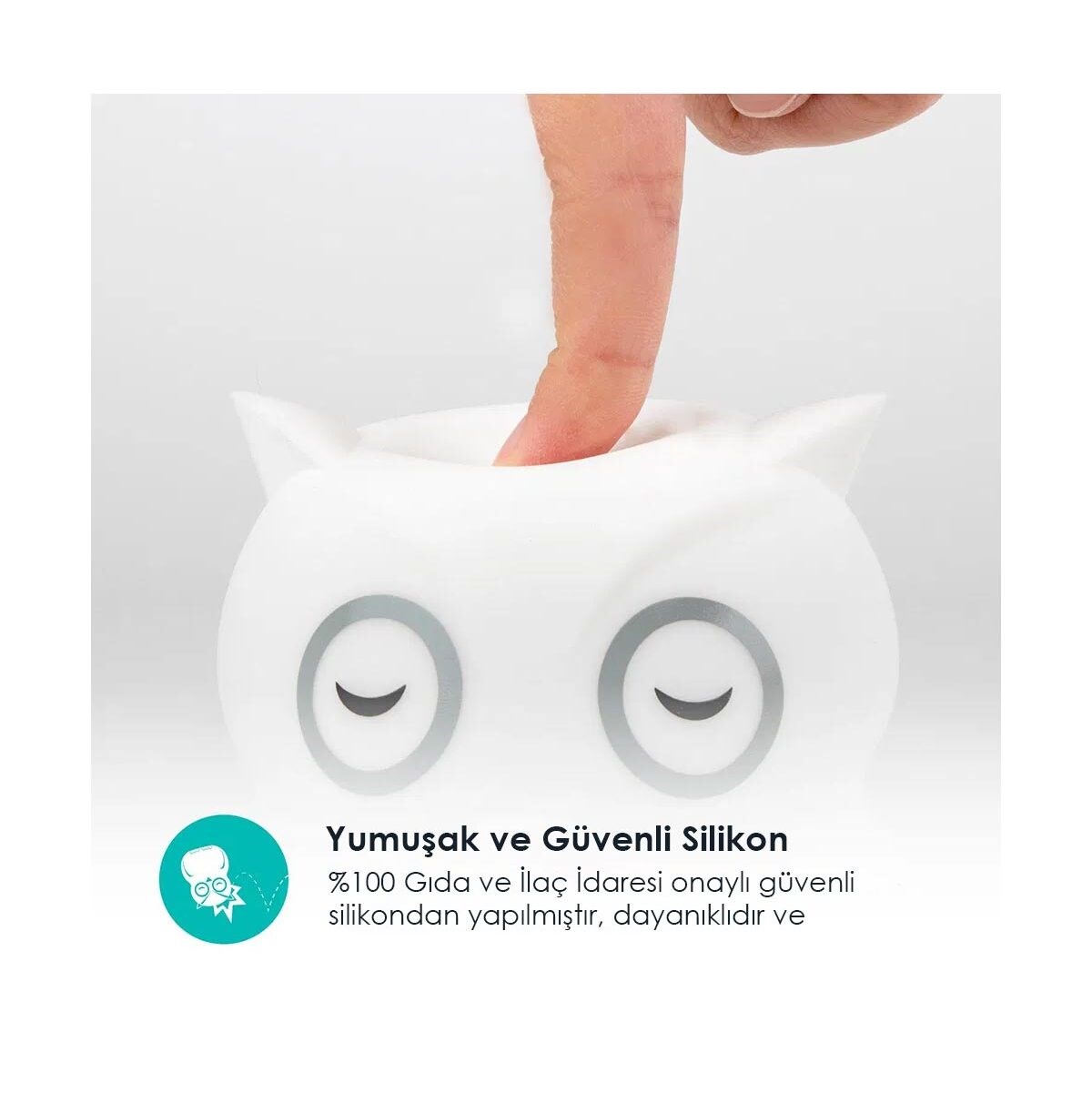 Bblüv Hibü Silikon Led Gece Lambası 