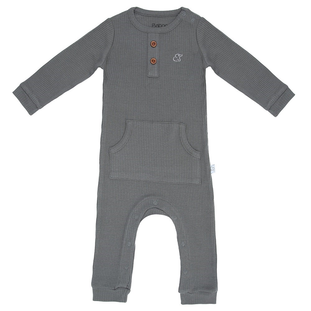 Baboo Bebek Uzun Kollu Tulum Gri